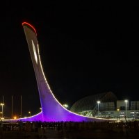 Фонтан в Олимпийском парке Сочи. :: Андрей Гриничев