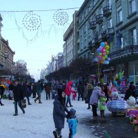 Празднование   Рождества   в    Ивано - Франковске :: Андрей  Васильевич Коляскин