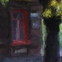 красное окно :: Николай Семёнов