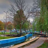 мостик в парке :: Александр Корчемный