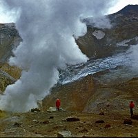 КАМЧАТКА, у подножья вулкана Мутновского, старые слайды. :: Виктор Осипчук