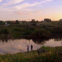 Вечерняя рыбалка . :: Мила Бовкун