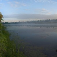 Рассвет на озере. :: Анатолий 71 Зверев