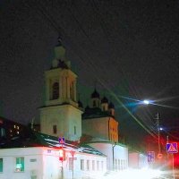 Вечерняя Николо-Песковская церковь в городе Орёл :: Леонид Абросимов