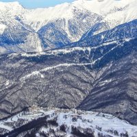 Горки город с высоты Розы пик и приближения оптического зума :: Вячеслав Случившийся