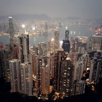 Ночной Гонконг с Пика Виктория :: Tatiana Belyatskaya