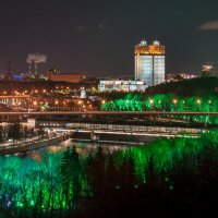Нереальная подсветка Воробьевых гор! :: 30e30 (Игорь) Васильков