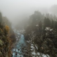 Туман над рекой :: Владимир Колесников