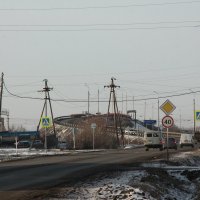Карасук. Въезд на мост через ж.д. :: Олег Афанасьевич Сергеев