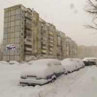 Такого снегопада давно не помнят здешние места :: Сергей Цветков