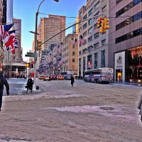 Однажды  зимой в  Нью Йорке! :: Виталий Селиванов 