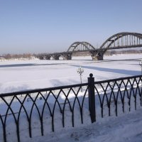 Зима в Рыбинске.Берег левый,берег правый. :: Нина Андронова