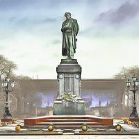 Москва. Памятник А. С. Пушкину. :: В и т а л и й .... Л а б з о'в