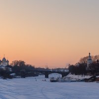 Морозный закат :: Наталья Кузнецова