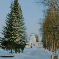 По дороге в монастырь :: Сергей Кочнев