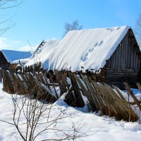 Зима в деревне :: Милагрос Экспосито