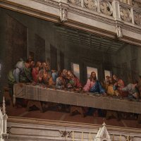 Вена. Церковь минаритов. Мозаичная копия «Тайной вечери» Леонардо да Винчи :: Надежда Лаптева