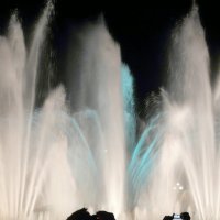 Поющие фонтаны Барселоны. :: Татьяна Гусева