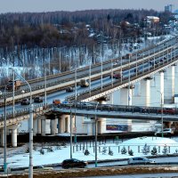 Калуга. Мост через Оку. :: Тамара Бучарская