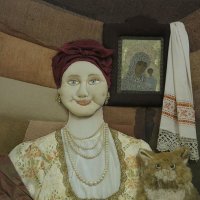Текстильный портрет :: Елена Павлова (Смолова)