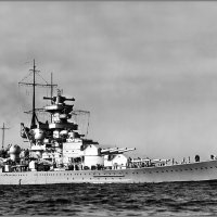 German battlecruiser "Scharnhorst" returning to Kiel, April 1939. :: Александр 