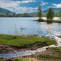 Ручей и озеро :: Любовь Потеряхина