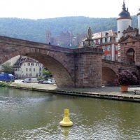 Хайдельберг, старый мост на реке Неккар :: Lüdmila Bosova (infra-sound)