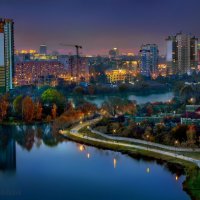 Вечерняя городская панорама :: Sergey-Nik-Melnik Fotosfera-Minsk