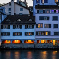 evening windows of Zurich :: Dmitry Ozersky