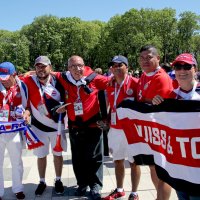 Болельщики Коста-Рики перед матчем Коста-Рика - Сербия. Самара 17.06.18 :: MILAV V