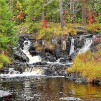 Рускеальский водопад Ахвенкоски :: Елена (ANEL-VP) .