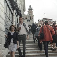 Venezia. Sul ponte di Rialto. :: Игорь Олегович Кравченко