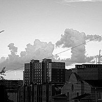 Вертикальное облако. Душа подъёмного крана. :: Marina Bernackaya Бернацкая