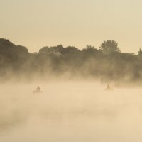 Рыбаки в тумане :: ирина лузгина 