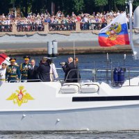 На параде в день ВМФ :: Сергей Беляев