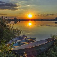 Рассвет на Якушевском озере :: Сергей Цветков