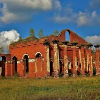 Руины Аракчеевских казарм в селе Селищи... :: Sergey Gordoff
