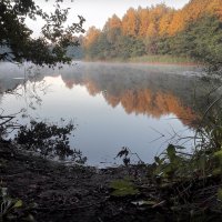 Рассвет на озере...2. :: Андрей Войцехов