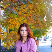 Девушка цвета осень. :: Анастасия Сапронова