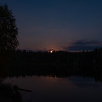 Восход луны :: Sergey Sapozhnikov