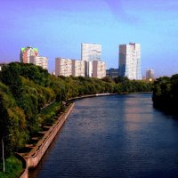 Москва-река в районе Верхних Мнёвников :: alek48s 