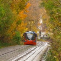 Трамвай в осень :: Маргарита Епишина