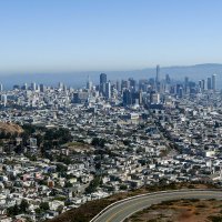 Вид с горы на центр Сан Франциско (Калифорния) :: Юрий Поляков