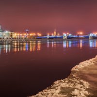 Зимний пейзаж Невы :: Юлия Батурина