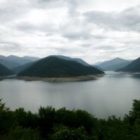 Жинвальский водоем – достопримечательность Грузии :: Наиля 