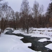 зима,горная речка :: nataly-teplyakov 