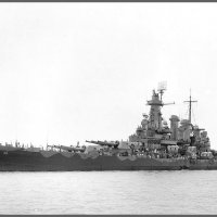 Battleship USS "North Carolina",(ВВ -55), Norfolk Navy Yard, 03.06.1942. :: Александр 