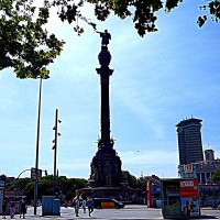 Барселона. Памятник Колумбу. :: Владимир Драгунский