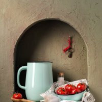 Кухонный натюрморт с кувшином и овощами :: Светлана Л.