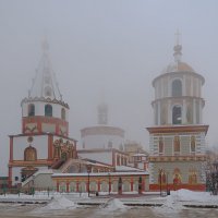 Собор Богоявления, то солнце то туман. :: Nikolay Svetin